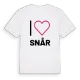 Jag älskar Snår t-shirt stort tryck