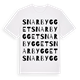 Snarbygget ordlek t-shirt