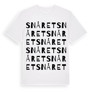 Snåret ordlek t-shirt – ekologisk bomull t-shirt från PinShirt