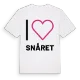 Jag älskar Snåret t-shirt stort tryck