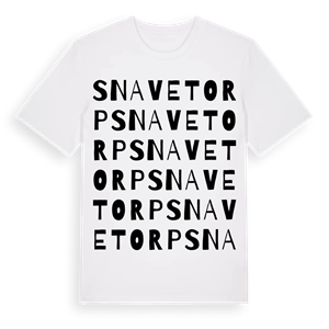 Snavetorp ordlek t-shirt – ekologisk bomull t-shirt från Pinshirt