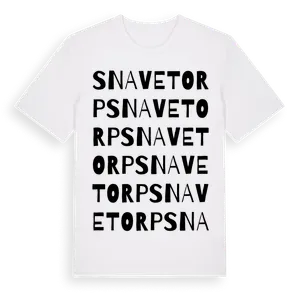Snavetorp ordlek t-shirt – ekologisk bomull t-shirt från Pinshirt