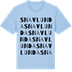 Blue Soul t-shirt med Snavlunda ordlek t-shirt