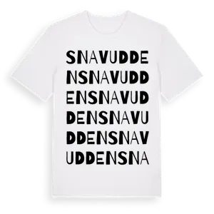 Snavudden ordlek t-shirt – ekologisk bomull t-shirt från Pinshirt
