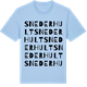 Blue Soul t-shirt med Snederhult ordlek t-shirt