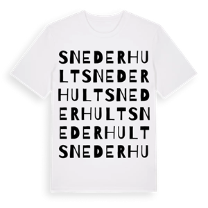 Snederhult ordlek t-shirt – ekologisk bomull t-shirt från Pinshirt