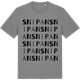 Mid Heather Gray t-shirt med Snipan ordlek t-shirt