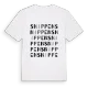 Snippen ordlek t-shirt