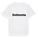 Snötomta fetstil t-shirt