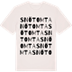 Vintage White t-shirt med Snötomta ordlek t-shirt