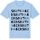Blue Soul t-shirt med Snuthagen ordlek t-shirt
