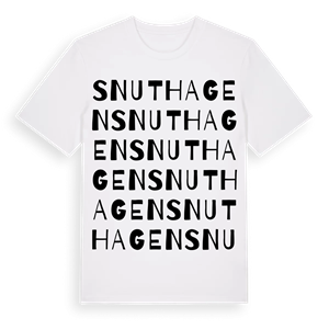 Snuthagen ordlek t-shirt – ekologisk bomull t-shirt från Pinshirt