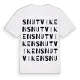 Snutviken ordlek t-shirt