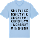 Blue Soul t-shirt med Snutviken ordlek t-shirt