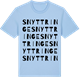 Blue Soul t-shirt med Snyttringe ordlek t-shirt