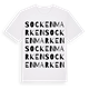 Sockenmarken ordlek t-shirt