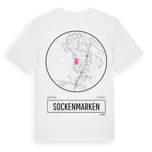 Sockenmarken t-shirt – ekologisk bomull t-shirt från Pinshirt