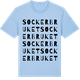 Blue Soul t-shirt med Sockerbruket ordlek t-shirt