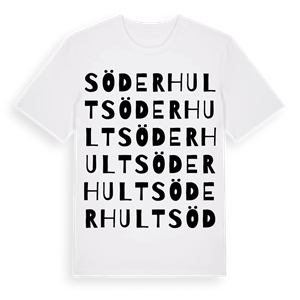 Söderhult ordlek t-shirt – ekologisk bomull t-shirt från Pinshirt