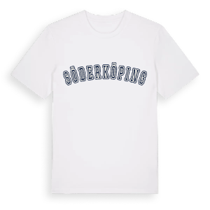 Söderköping college t-shirt – ekologisk bomull t-shirt från Pinshirt