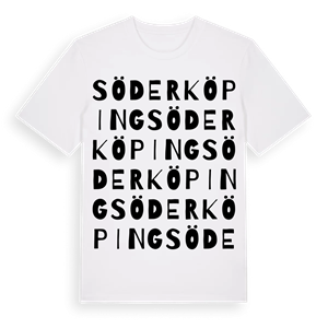 Söderköping ordlek t-shirt – ekologisk bomull t-shirt från Pinshirt