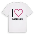 Jag älskar Södermem t-shirt stort tryck