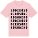 Pink Cotton t-shirt med Söderö ordlek t-shirt