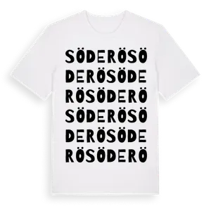Söderö ordlek t-shirt – ekologisk bomull t-shirt från Pinshirt