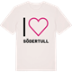 Vintage White t-shirt med Jag älskar Södertull t-shirt stort tryck