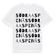Södra Aspenäs ordlek t-shirt