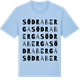 Blue Soul t-shirt med Södra Berga ordlek t-shirt