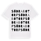 Södra Botorp ordlek t-shirt