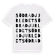 Södra Djurledet ordlek t-shirt