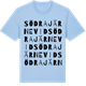 Blue Soul t-shirt med Södra Järnevid ordlek t-shirt