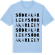 Blue Soul t-shirt med Södra Karleby ordlek t-shirt