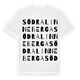 Södra Linneberga ordlek t-shirt