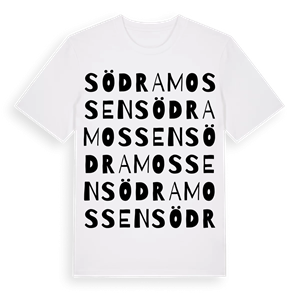 Södra mossen ordlek t-shirt – ekologisk bomull t-shirt från Pinshirt