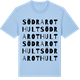 Blue Soul t-shirt med Södra Rothult ordlek t-shirt
