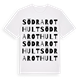 Södra Rothult ordlek t-shirt