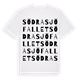 Södra Sjöfallet ordlek t-shirt