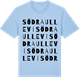 Blue Soul t-shirt med Södra Ullevi ordlek t-shirt