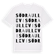Södra Ullevi ordlek t-shirt
