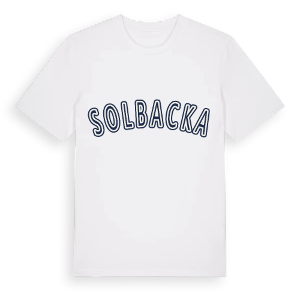 Solbacka college t-shirt – ekologisk bomull t-shirt från Pinshirt