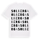White t-shirt med Solberga ordlek t-shirt