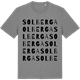 Mid Heather Gray t-shirt med Solberga ordlek t-shirt