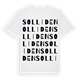 Solliden ordlek t-shirt