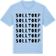 Blue Soul t-shirt med Solltorp ordlek t-shirt