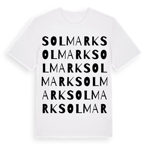 Solmark ordlek t-shirt – ekologisk bomull t-shirt från Pinshirt