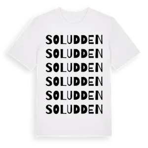 Soludden ordlek t-shirt – ekologisk bomull t-shirt från Pinshirt