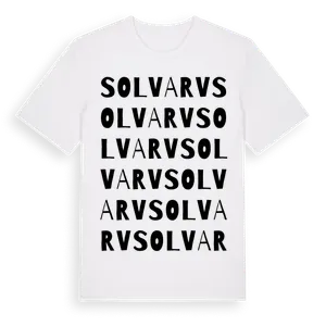 Solvarv ordlek t-shirt – ekologisk bomull t-shirt från Pinshirt